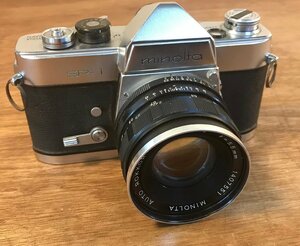 SS-413■送料無料■Minolta SR-1AUTO ROKKOR-PF 1:2 f=55mm 一眼レフカメラ フィルムカメラ 923g●ジャンク扱い/くATら