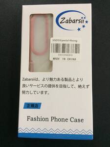 未使用★送料無料★Zabarsii★SONY★Xperia1 Ⅳ★クリアケース★透明★レッド★