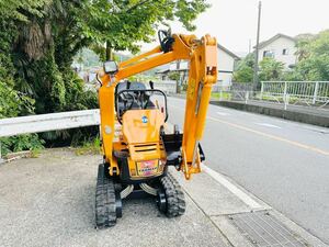 実品　YANMAR ヤンマー ミニユンボ　 油圧ショベル J09-Aディーゼルエンジン　配管付　 稼働時間: 640Hr