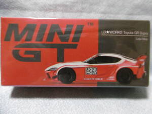 未開封新品 MINI GT 290 LB WORKS Toyota GR Supra Liqui Moly