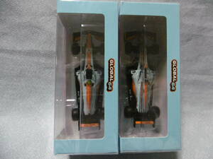 未開封新品 TARMAC WORKS 1/64 Melaren MCL 35M Monaco Grand Prix #3 Daniel Ricciardo & #4 Lenda Norris 2台組