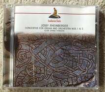 CD-June / Scandinavian Classics / U.S.Hanssen (organ) Bostock・Bohemia Phil / RHEINBERGER_Organ Concertos NOS.1 & 2_画像1