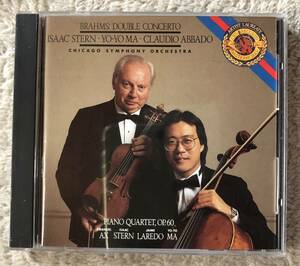 CD-June / 米CBS / I.Stern (Vn), Yo-Yo Ma (cello), Abbado・Chicago SO / BRAHMS_Concerto for Violin, Cello Orchestra Op102 etc