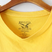 AMERICAN LIVING アメリカンリビング ラルフローレン × JCペニー Tシャツ 黄色 M （w-1982）_画像3