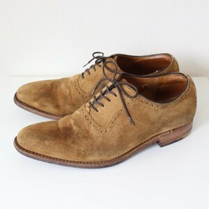 ポールスミス × CHEANEY チーニー 革靴 イングランド製 スエード 茶色 UK 7 1/2 （w-0953）