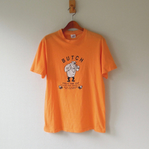 リーバイス × FELIX THE CAT Tシャツ 87年コピーライト BUTCH オレンジ M （w-2193）_画像1
