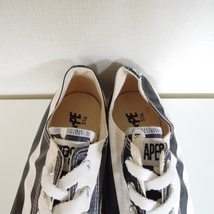 bape sta a bathing ape アベイシングエイプ スニーカー 白×黒 29（w-0019）_画像2