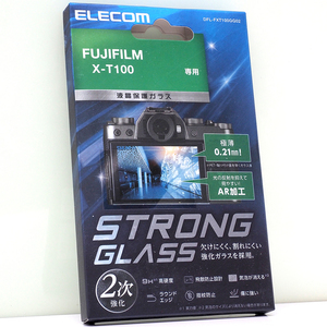 富士フィルム FUJIFILM X-T100 用 高光沢 指紋防止 液晶保護ガラス 高硬度 極薄 ガラスフィルム 液晶保護フィルム 未開封品