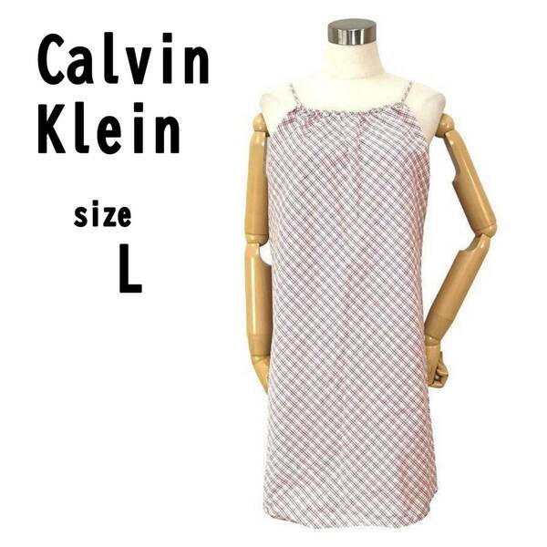 【L】Calvin Klein カルバンクライン レディース ワンピース 輸入品