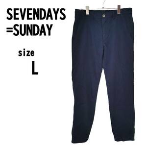 【L】SEVENDAYS=SUNDAY セブンデイズ サンデイ メンズ パンツ