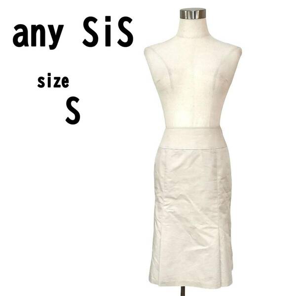 【S(1)】any SiS エニィスィス レディース 薄手 スカート 裏地付き