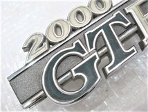 ★希少 2000GTE スカイライン ケンメリ GC111 NISSAN SKYLINE 79854-R4670 DATSUN 日産 リアエンブレム 1点 旧車 中古_画像7