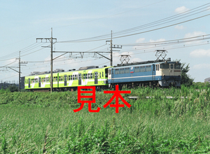 鉄道写真、645ネガデータ、167092130010、EF65-2077＋流鉄5000系（甲種輸送）、JR武蔵野線、東浦和〜東川口、2012.09.10、（4032×2953）