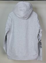 新品 国内正規 18ss supreme Sleeve Embroidery Hooded Sweat shirt シュプリーム パーカー ash grey アッシュグレー M a8778_画像3