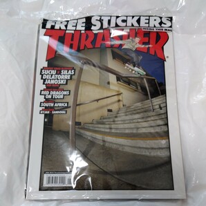 送料込み 2014年 洋書 スラッシャーマガジン 未開封付録付き THRASHER  huf g-shok cretureの画像1