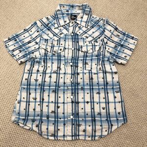 RAD CUSTOM Lad custom check shirt short sleeves shirt 130