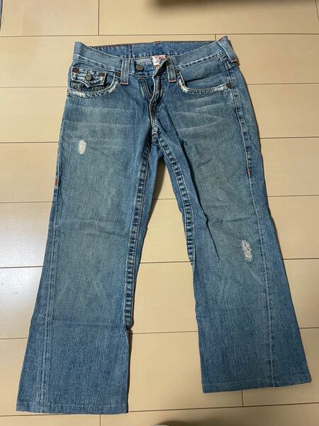 True Religion ジーンズ　ジーパン　ダメージジーンズデニムパンツ