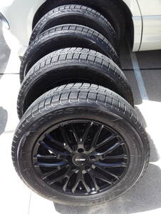 D CENTI 6.5J 45 PCD114.3 5H　ナンカンCORSAFA 205/60R16 ハブ径73　ジューク使用