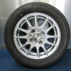 ★8-8.5分山★19年製★ ブリヂストンECOPIA NH100C 155/65R13 社外ホイール 13×4J +42 4H-100 4本セット 軽自動車等 D991の画像6