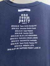 USED/1度着用★back number★ファンクラブ FC限定ライブ one room party vol.3【ロゴTシャツ/ネイビー紺(XS)】レディースS ツアー ユーモア_画像2