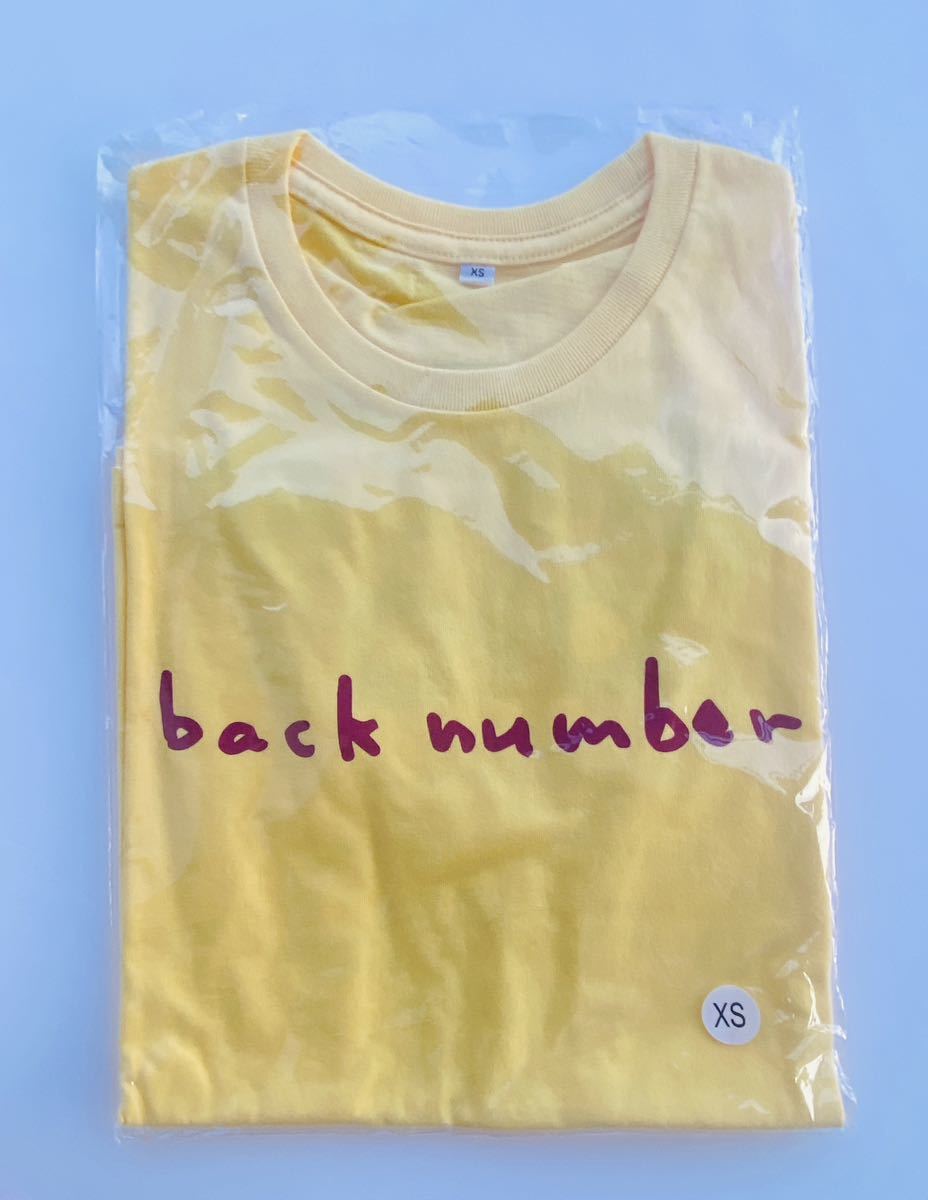 Brand new and unopened ★back number NO MAGIC TOUR 2019 Hand-drawn illustration by Yorin Shimizu [BUS Bus Tour T-shirt] Yellow Light Yellow XS Live Humor, music, Souvenir, mementos, others