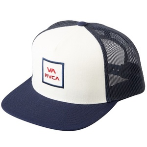 RVCA VA All The Way Trucker Hat Cap Navy/Red キャップ