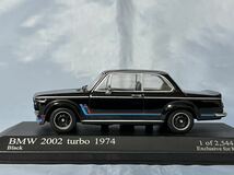 ミニチャンプス 製　　BMW 2002 ターボ 黒　　1974年 1/43_画像2