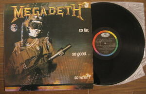 アルゼンチン盤 MEGADETH / So Far, So Good... So What!