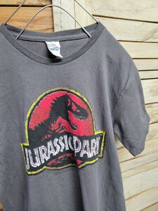 JURASSIC PARK ジュラシックパーク Tシャツ DELTA PRO WEIGHT 古着 半袖 size S