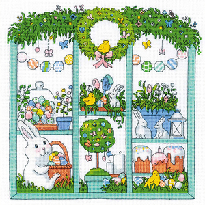 ロシアのクロスステッチキット Easter Window (RIOLIS・リオリス・2074)