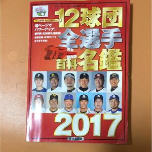 メ320 12球団全選手カラー百科名鑑 2017 プロ野球セ・パ両リーグ