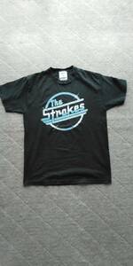 The Strokes ザ・ストロークス　Tシャツ　黒　ブラック　ボーイズサイズ　バンドTシャツ　ロックTシャツ　小さいサイズ　XS　レア　希少　