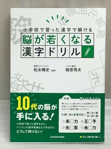 送料無料　脳が若くなる漢字ドリル　梶原 秀夫　松永 暢史