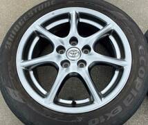 【超美品！ ハイグロス！ トヨタ GSR50 エスティマ 純正 アルミ ホイール&ブリジストン エコピア 215/55R17 4本 17×7J +50 5穴 PCD114.3】_画像4