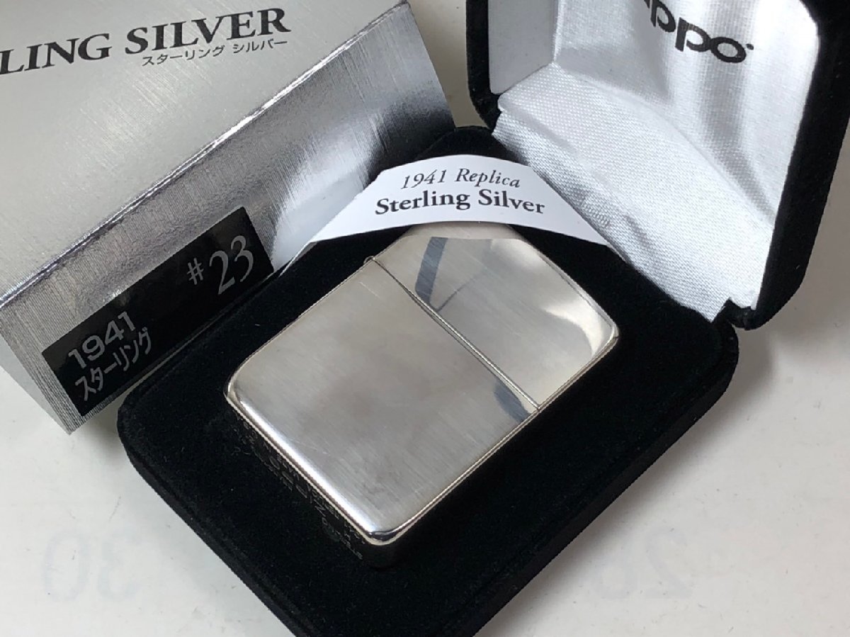 年最新ヤフオク!  zippo スターリング レプリカの中古品・新品