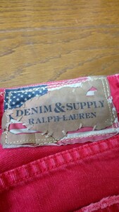  Ralph Lauren Denim Vintage обработка повреждение 30 прекрасный товар Ralph Lauren