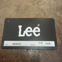 Lee リー牛革折財布 ゴールド 二つ折り財布_画像8