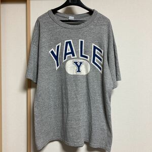 【希少】80s ARTEX YALE ビンテージＴシャツ 霜降りグレー ビッグサイズ 米国製 ヴィンテージ