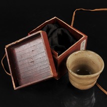 唐津茶碗　時代塗り箱付き_画像10