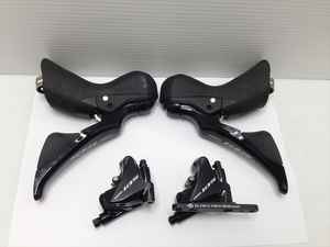 下松)SHIMANO シマノ 105 油圧ディスクブレーキ SITレバー ブレーキ ST-R7025 BR-R7070 左右 前後セット ◆★B230505R07A KE05A