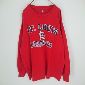 XL MLB genuine merchandise 長袖Tシャツ ロンT レッド ST.louis cardinals