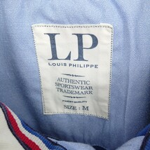 M LOUIS PHILIPPE ポロシャツ ブルー リユース ultramto_画像3