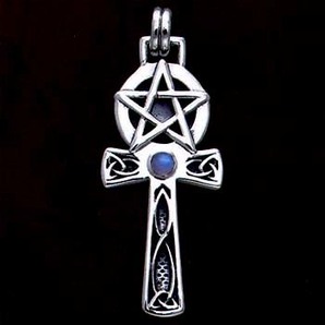 MM Celtic Knot Pentacle Ankh Moon