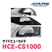 アルパイン / HCE-CS1000　助手席側確認用サイドビューカメラ　ALPINE正規販売店_画像5