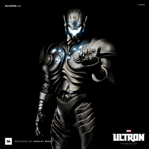 ThreeA 1/6 ウルトロン シャドー.Ver 未開封新品 Ultron Shadow 3A 検） ホットトイズ UV アンダーバース スリーゼロ