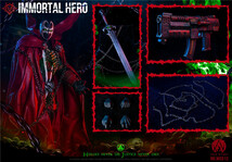 WAR STORY 1/6 スポーン IMMORTAL HERO 高さは44センチ 未開封新品 WS013 SPAWN アクションフィギュア 検） ホットトイズ_画像9