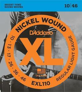 即決◆新品◆送料無料D’Addario EXL110×3(Regular Light [10-46/メール便