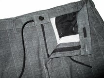 新品ラス1 春夏 薄手 XL ▼ タケオキクチ THE SHOP TK スーツ ボタンレス テーラードジャケット パンツ シャツジャケット 灰色 チェック LL_画像5
