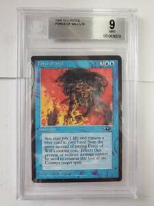 ●MTG● AL Force of Will(英語 BGS 9 MINT)