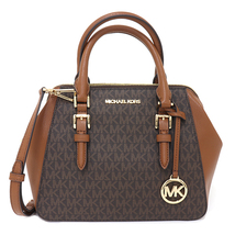 MICHAEL KORS マイケル コース 2WAYバッグ ショルダーバッグ ハンドバッグ 35T0GCFM2B ブラウン ゴールド金具 【中古】S_画像1